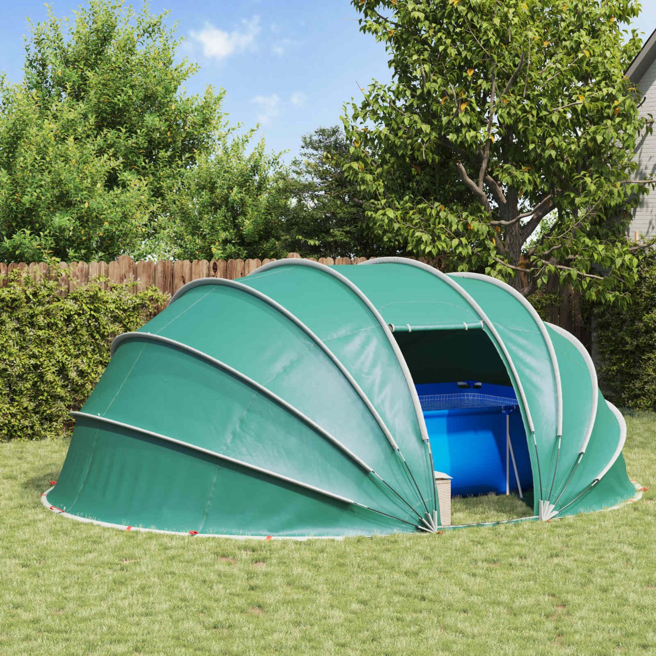 Poolzelt Kuppel 538 x 440 x 204 cm Azure Blau