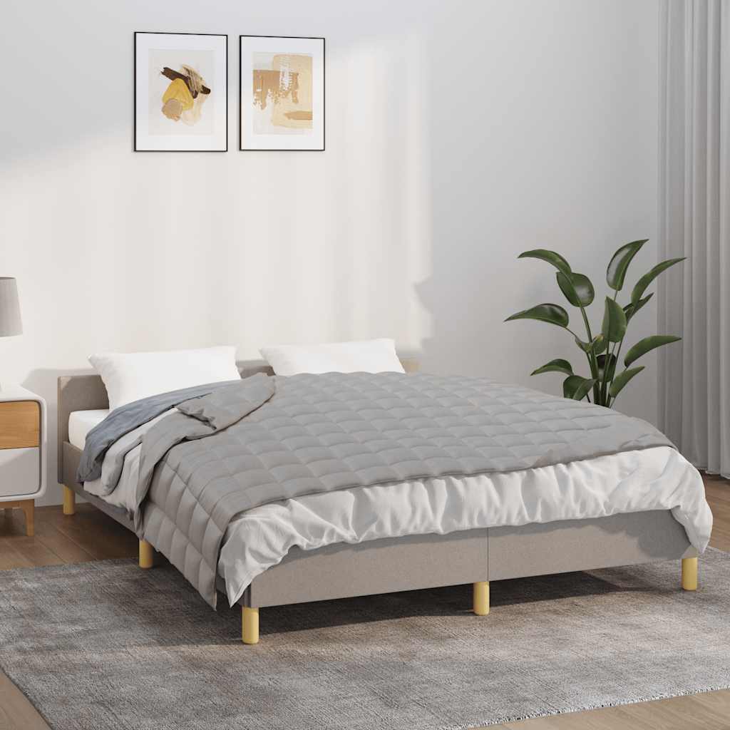 Gewichtsdecke Grau 122x183 cm 5 kg Stoff