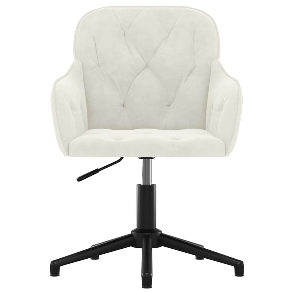 Bürostuhl Drehbar Blau Samt