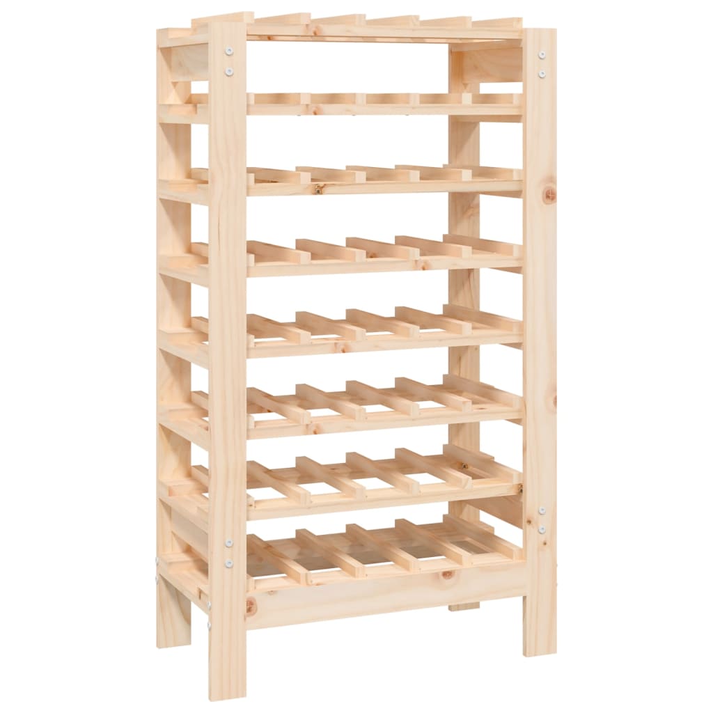Weinregal 109,5x30x107,5 cm Massivholz Kiefer