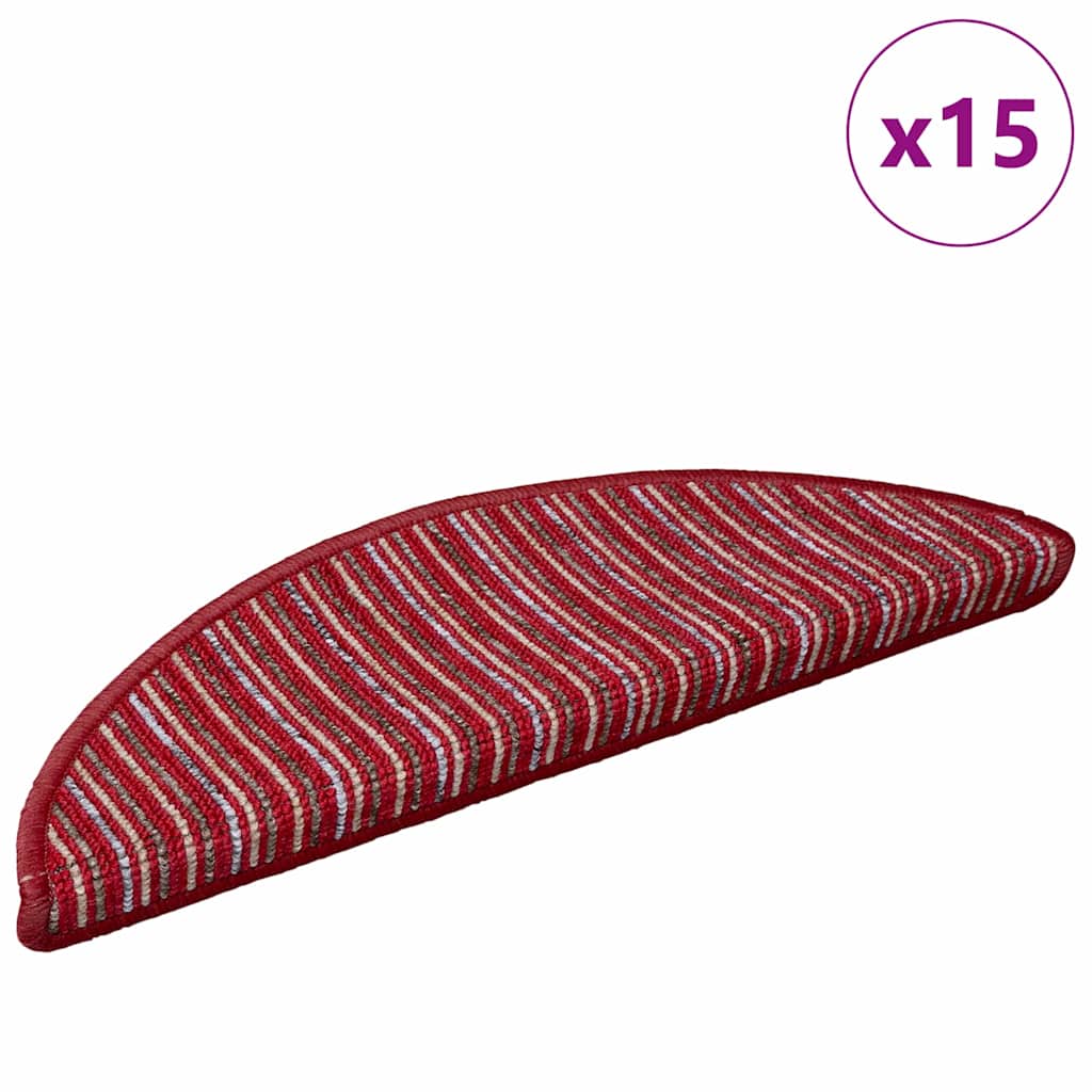 Selbstklebende Treppenschoner 15 pcs Anthrazit 56 x 17 x 3 cm