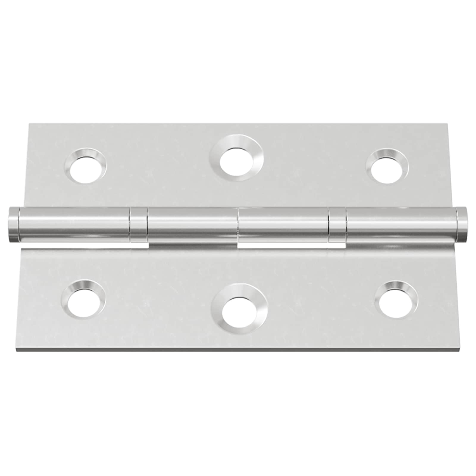 Scharnier Uni 2 pcs Silber 58 x 35 x 1 mm Stahl