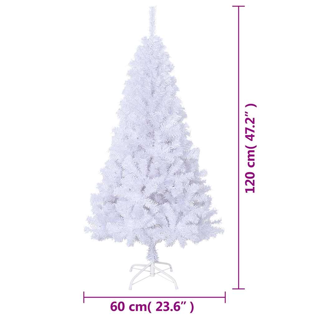 Künstlicher Weihnachtsbaum mit Dicken Zweigen Grün 150 cm PVC