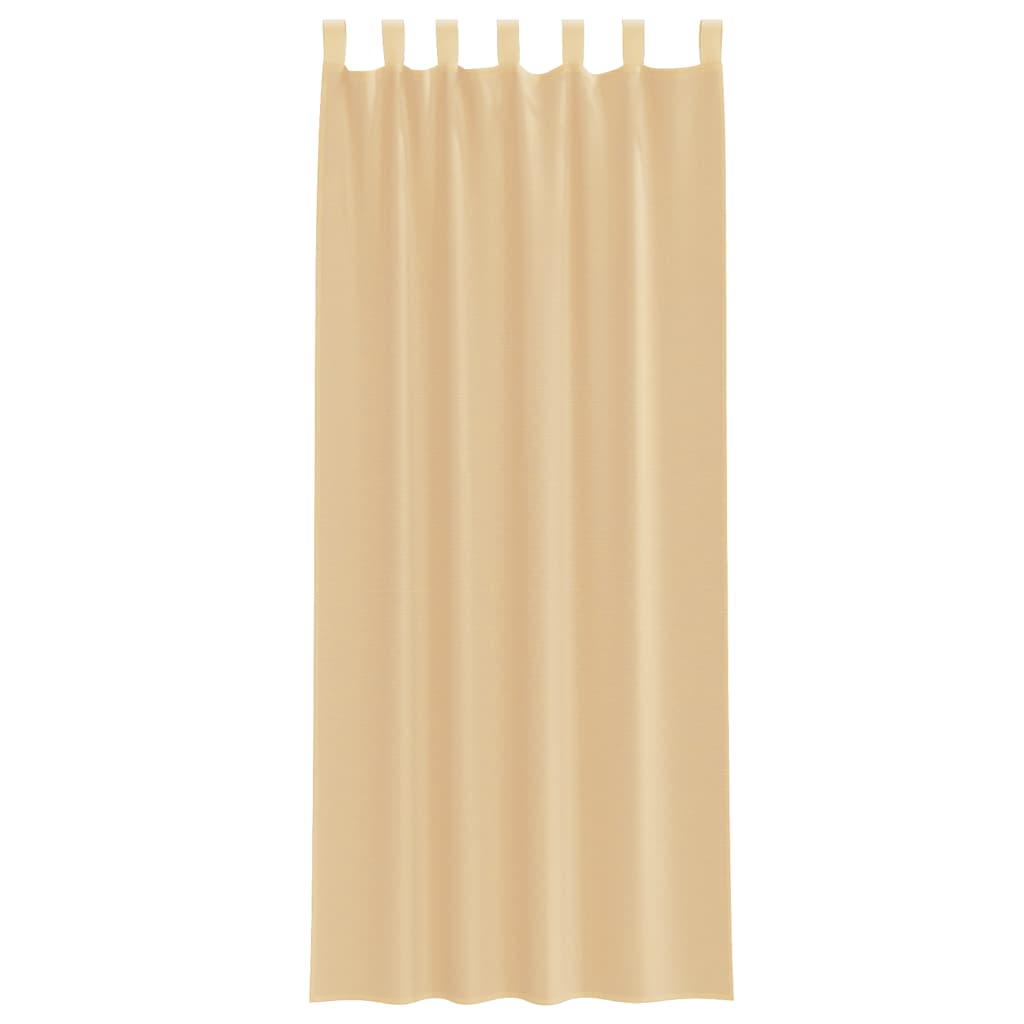 Voile Vorhänge mit Ösen 2 Stk. Apfelgrün 140x140 cm