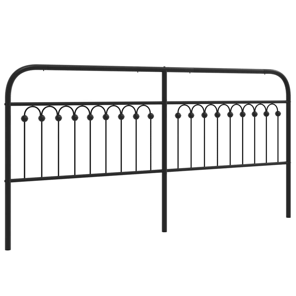 Ersatz-Kopfteil Metall Schwarz 75 cm