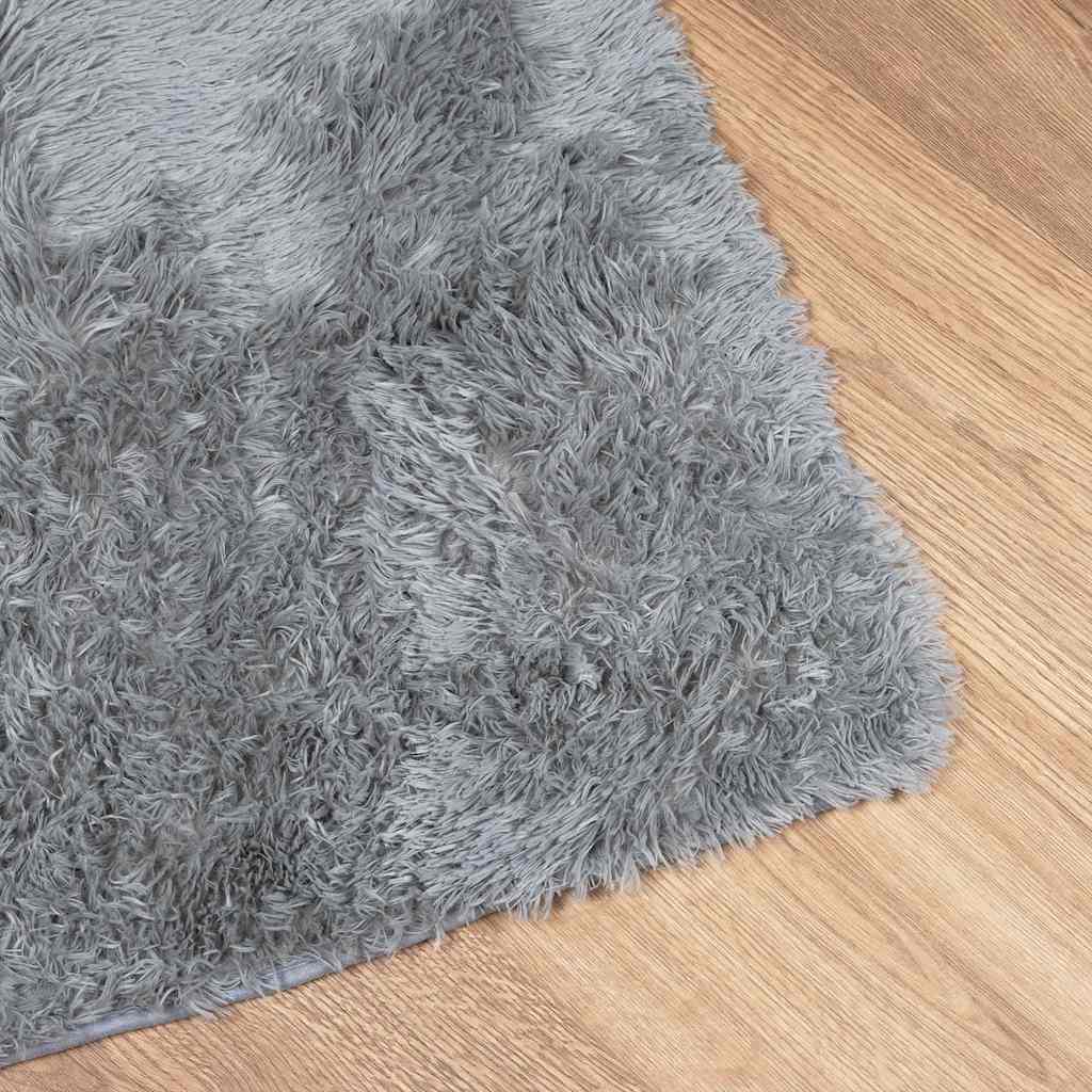 Teppich Shaggy Hochflor NAVARRA Beige 60x100 cm Polyester