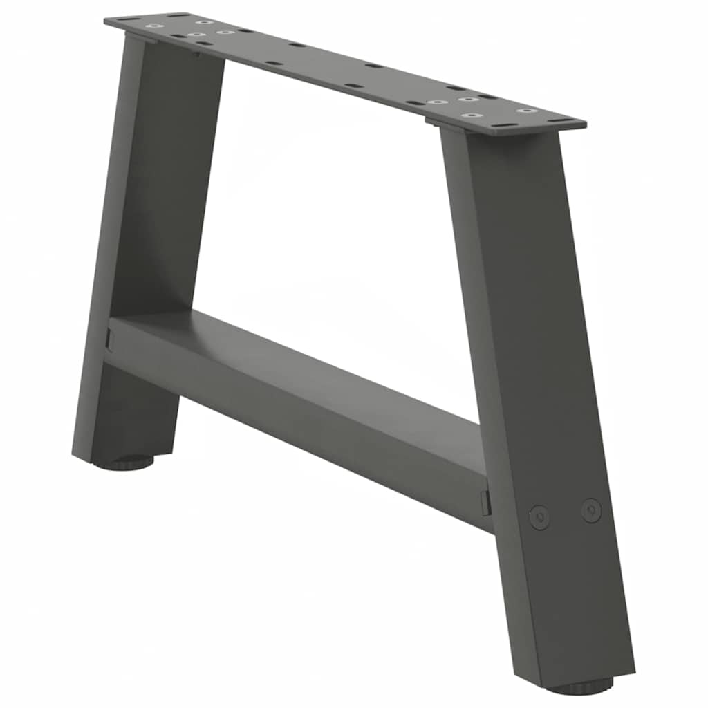 Couchtischbeine A-Form 2 Stk. 30x(30-31) cm Stahl