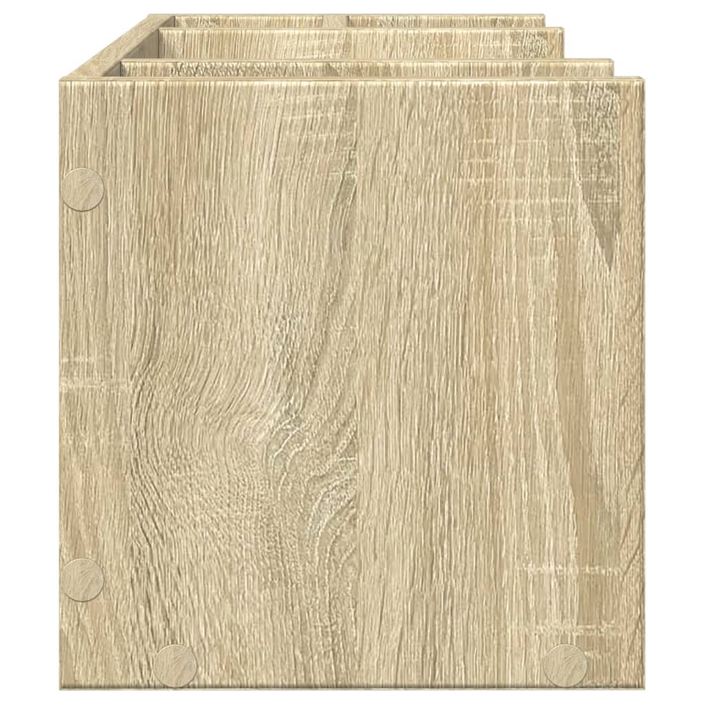 Schreibtisch-Organizer Weiß 44,5x24x25 cm Holzwerkstoff