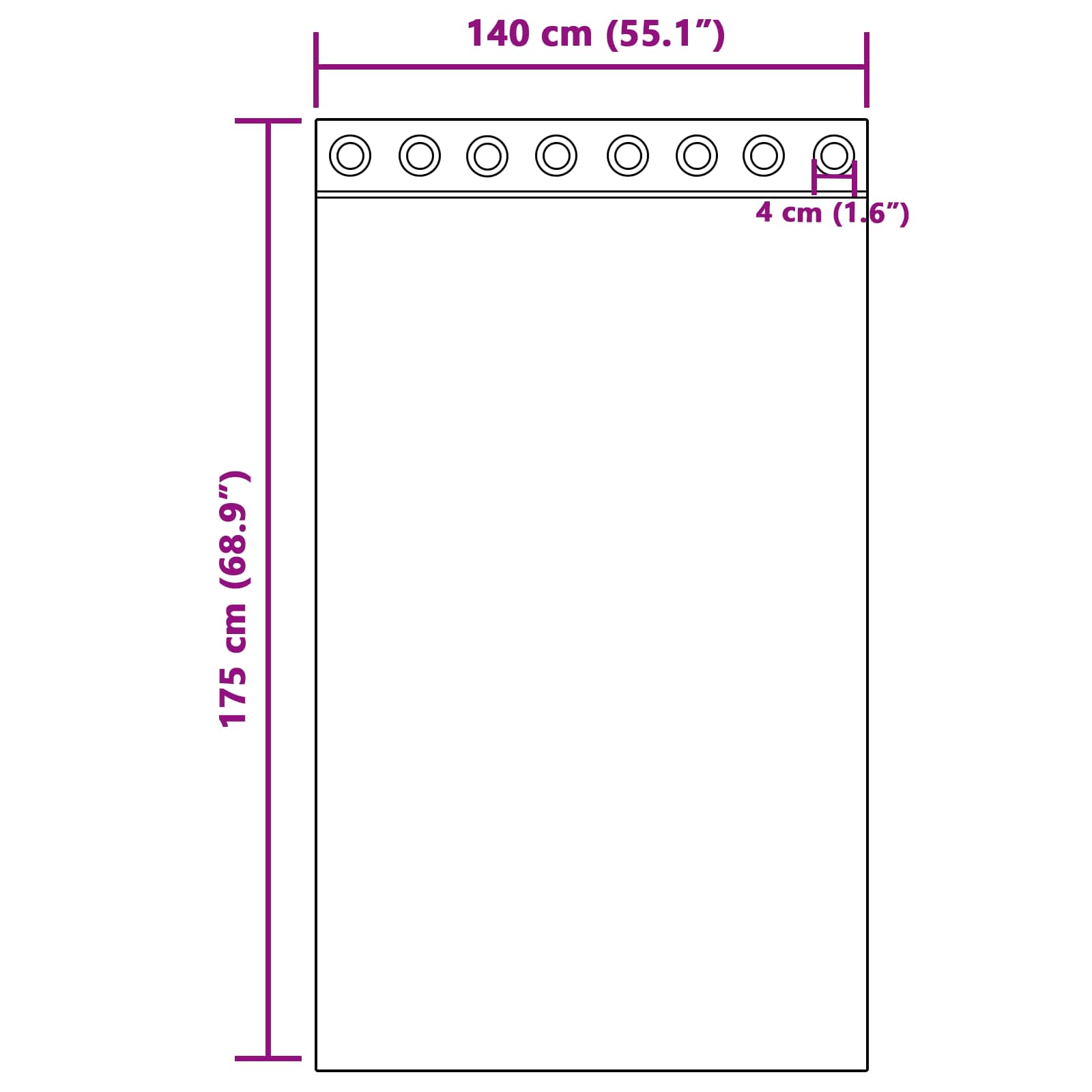 Verdunkelungsvorhänge 2 pcs Schwarz 140 x 140 cm Samt