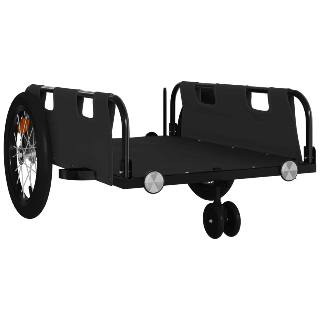 Fahrradanhänger Orange Oxford-Gewebe und Eisen