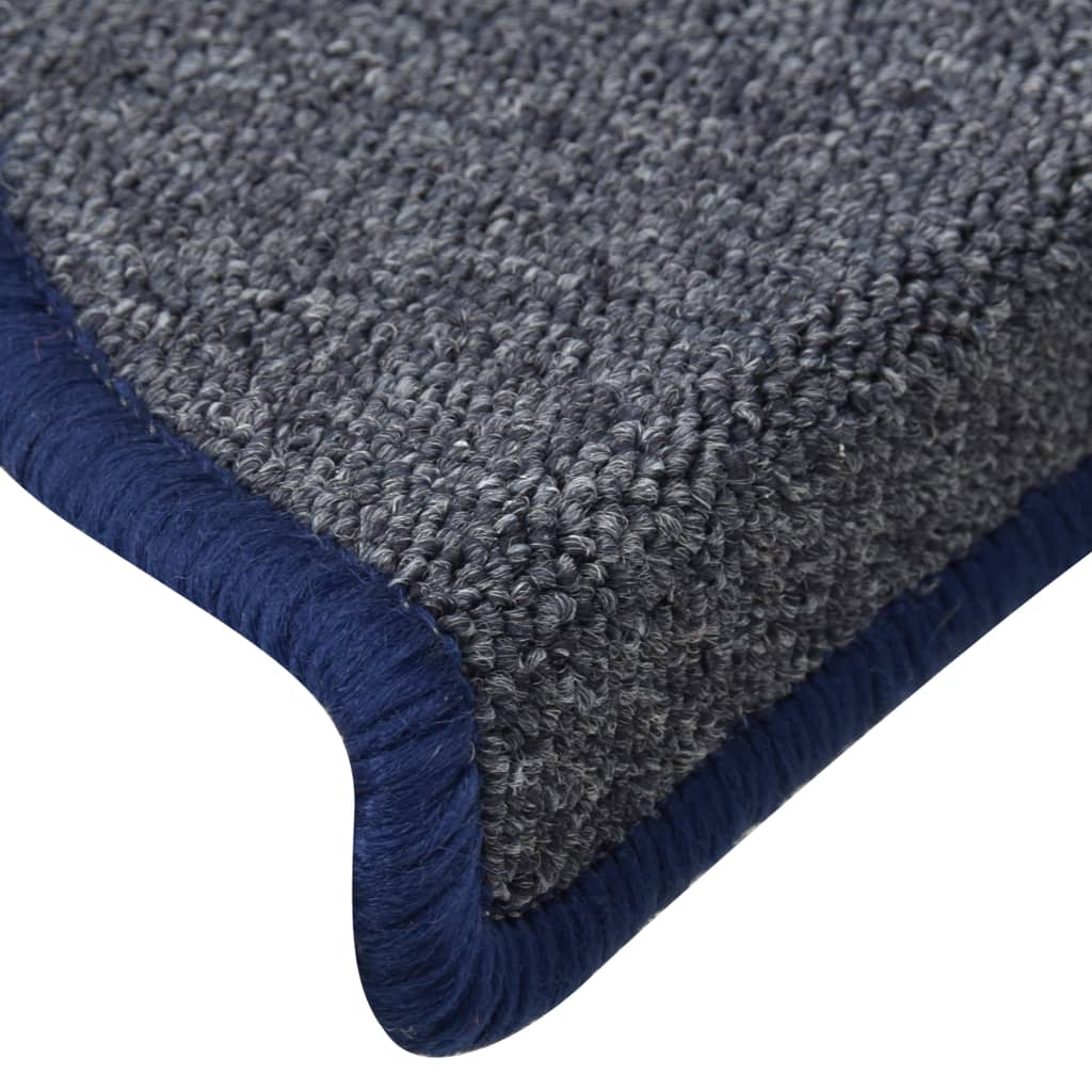 Stufenmatten 15 Stk. 56x17x3 cm Anthrazit Halbrund