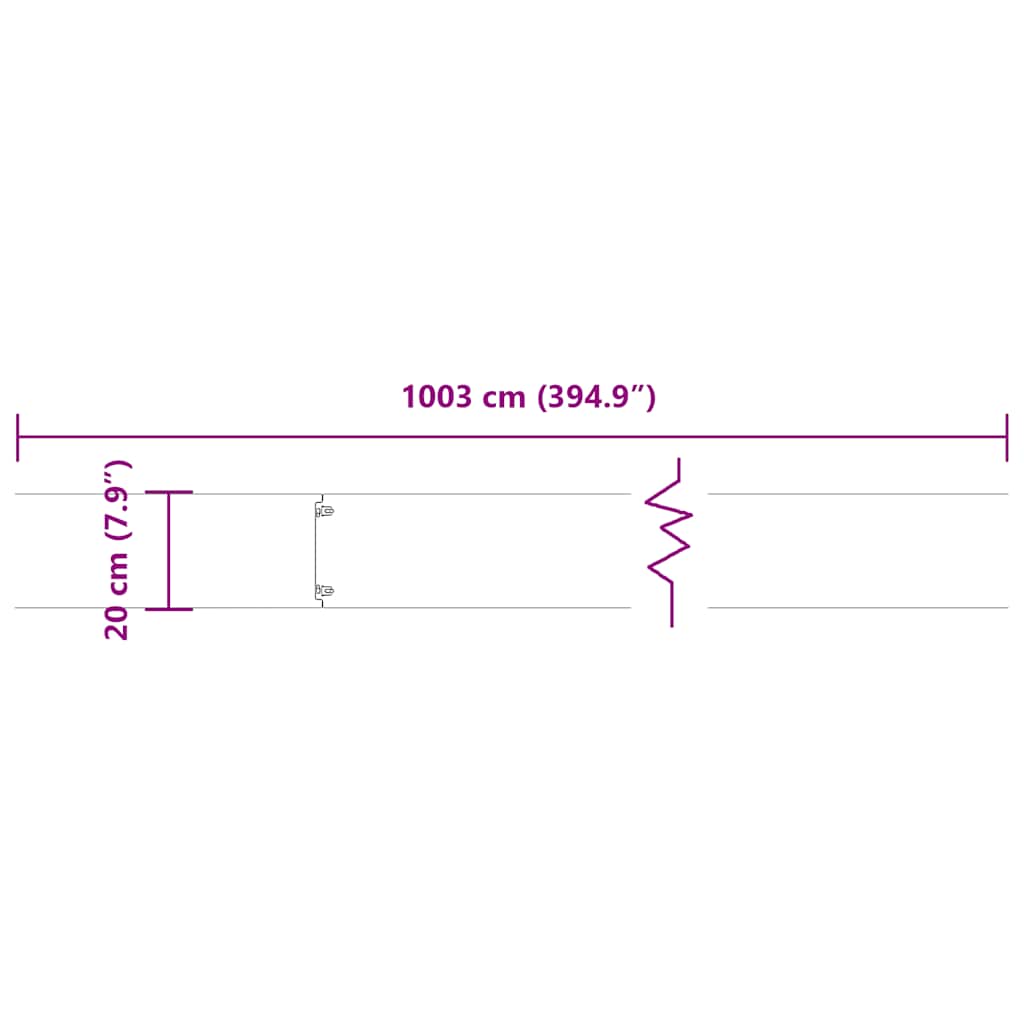Raseneinfassung 10 pcs 10 x 103 cm Wetterfeststahl Rostig