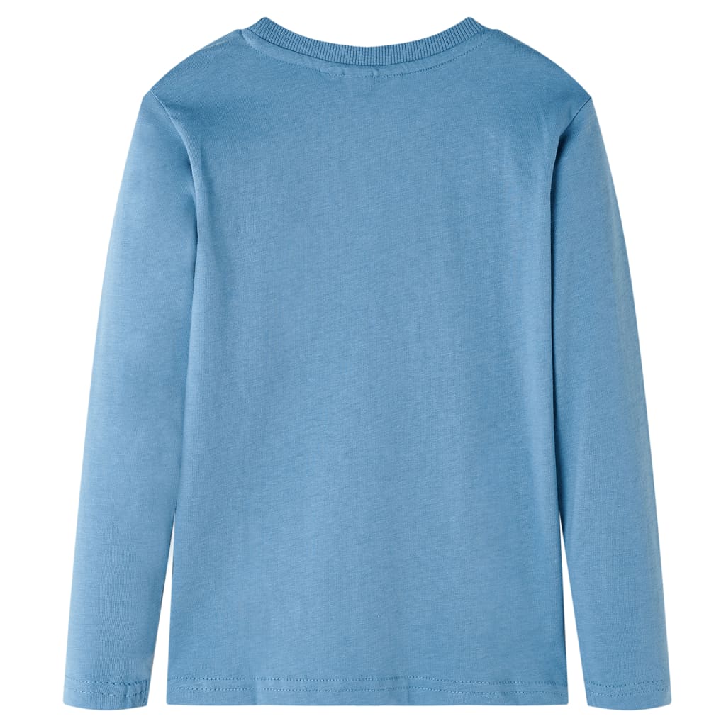 Kinder-Langarmshirt Dunkelgrün 92