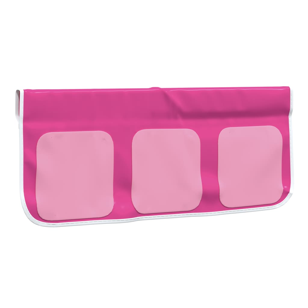 Vorhänge für Hochbett Weiß und Schwarz Polyester