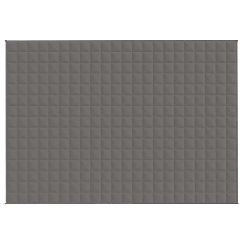 Gewichtsdecke Grau 122x183 cm 5 kg Stoff