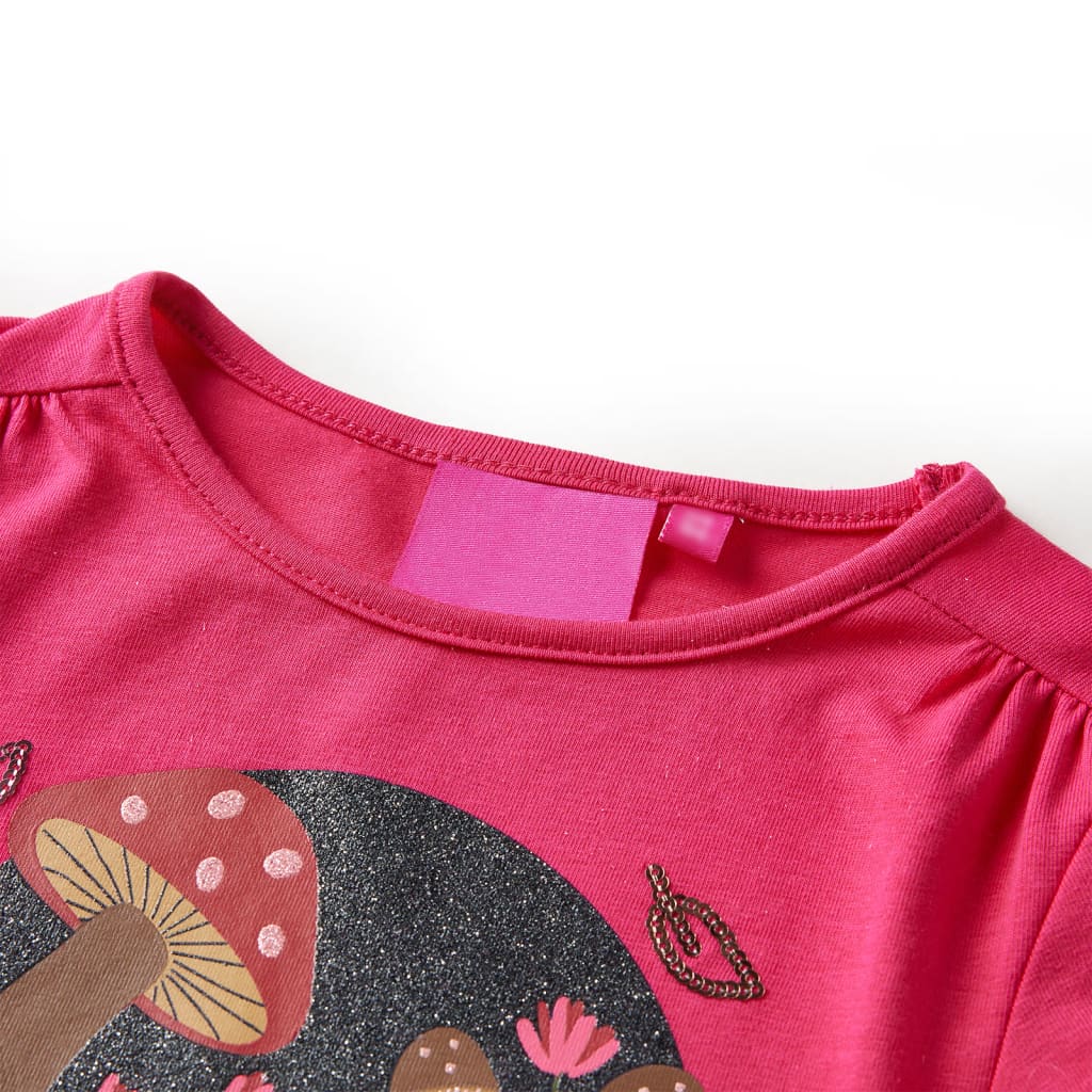 Kinder-Langarmshirt Dunkelorange 92