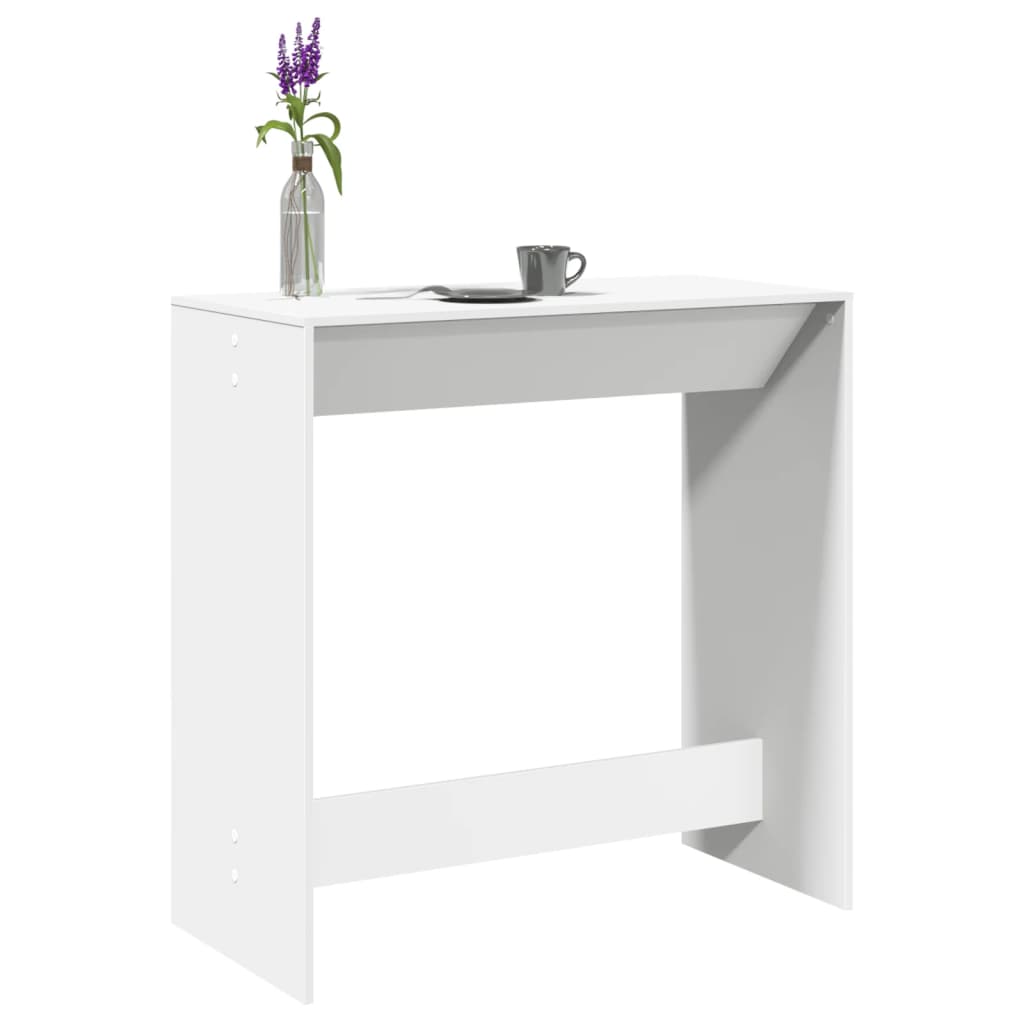 Bartisch Schwarz Eichen-Optik 102 x 50 x 103,5 cm Holzwerkstoff