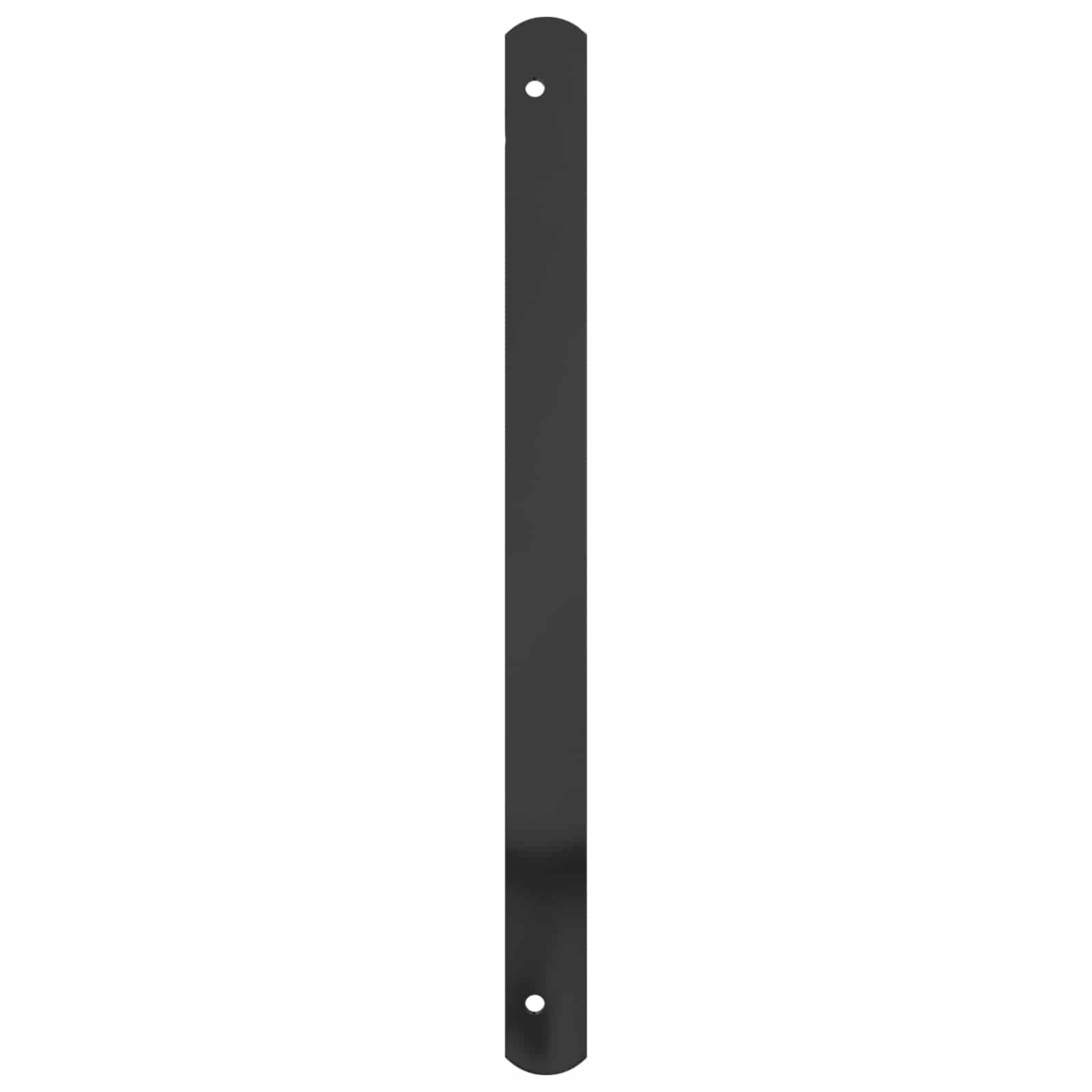 Fenstergitter 76 x 30 cm Pulverbeschichteter Stahl Schwarz