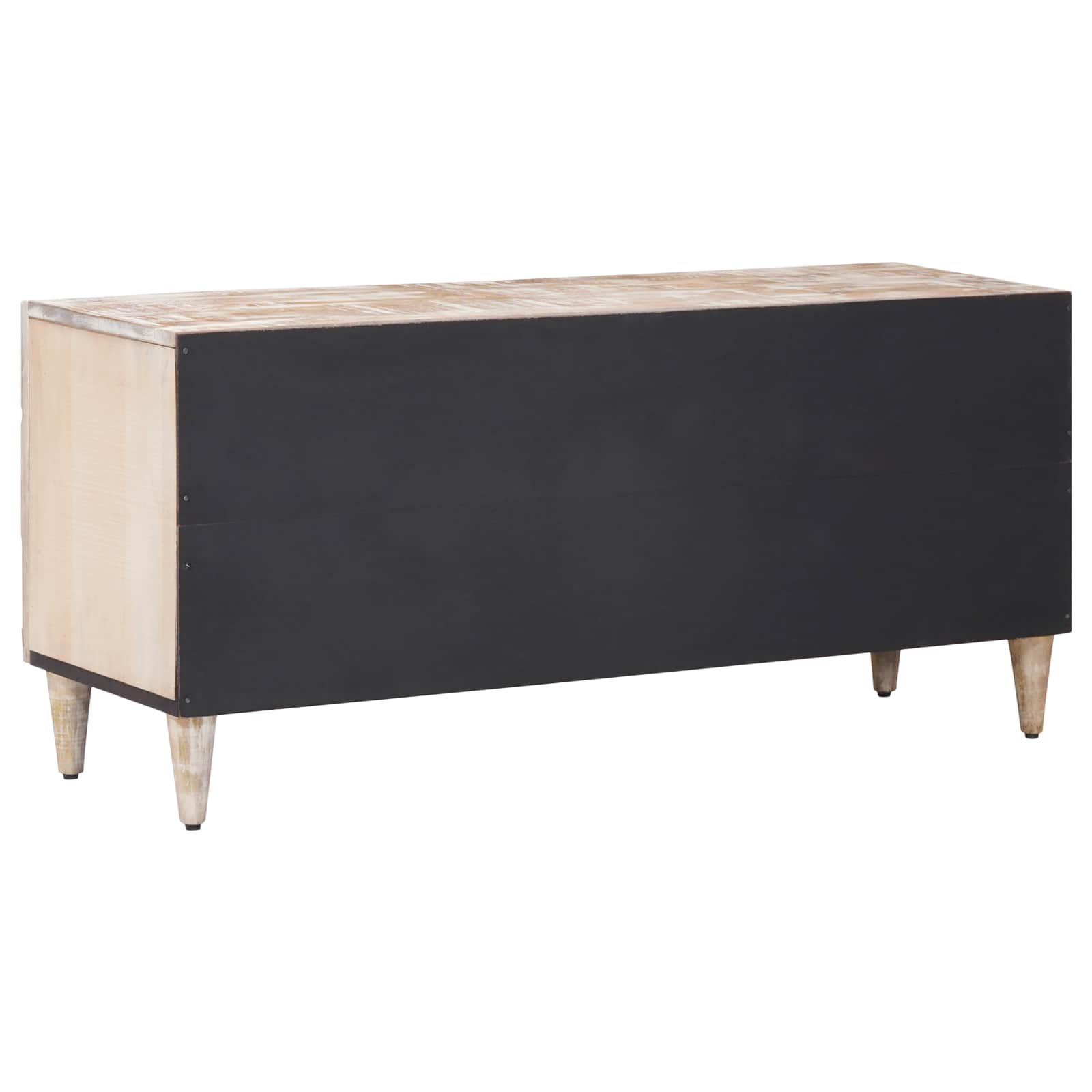 TV-Schränk Braun 105 x 33,5 x 46 cm Massivholz Mango