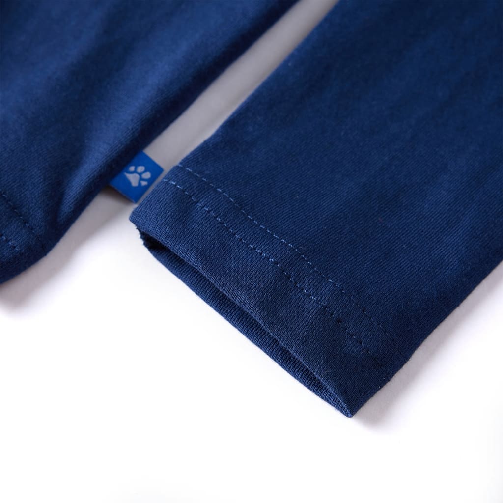 Kinder-Langarmshirt Dunkelrot 116