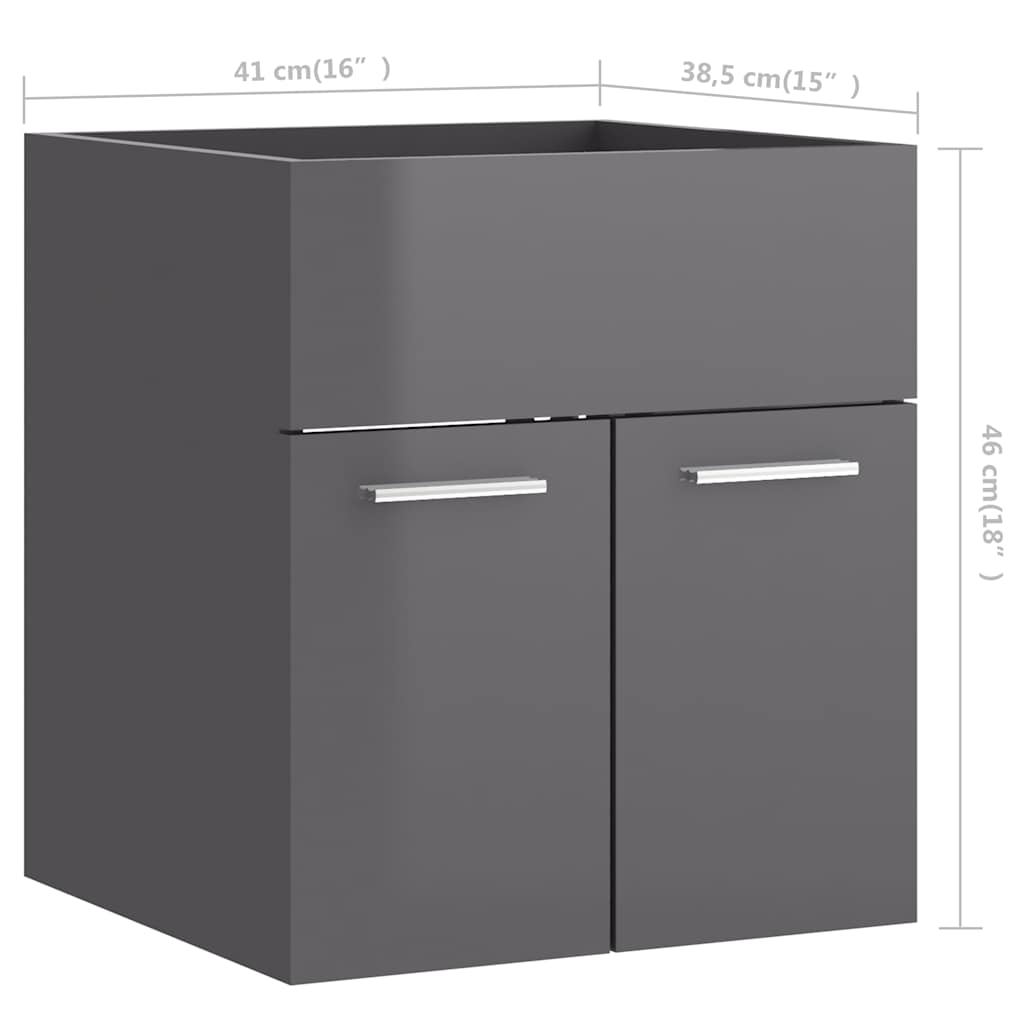 2-tlg. Badmöbel-Set Weiß Holzwerkstoff