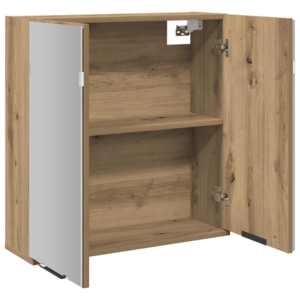 Bad-Spiegelschrank Weiß 64x20x67 cm