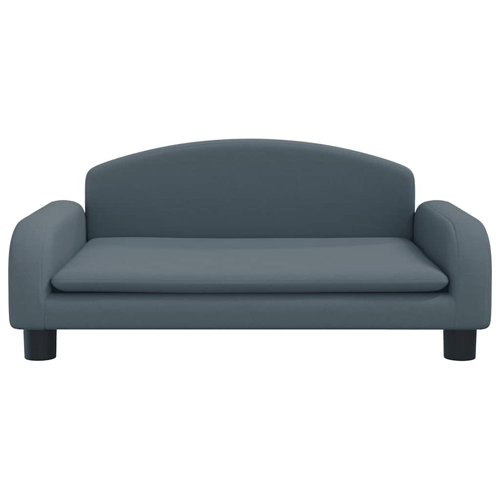 Kindersofa Creme 70x45x30 cm Stoff