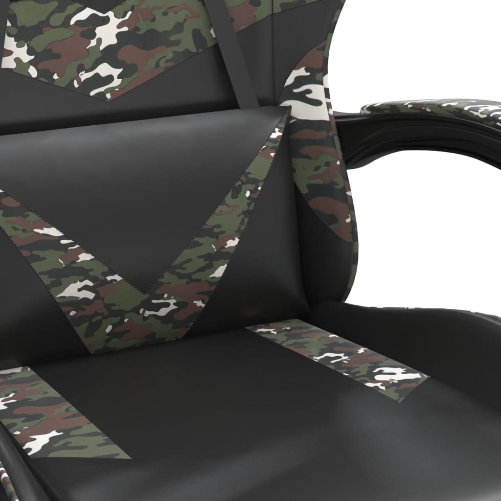 Gaming-Stuhl Drehbar Schwarz und Rot Kunstleder