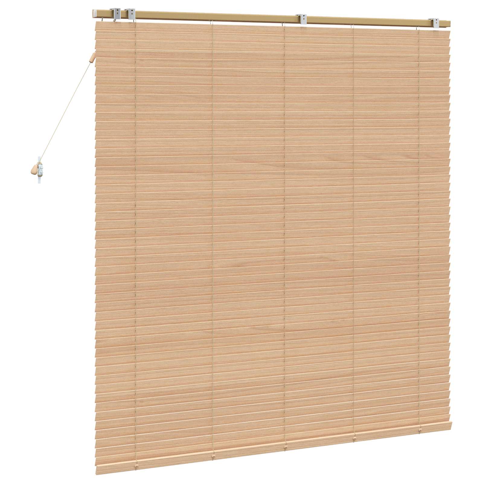 Jalousie Eichenoptik 40 x 130 cm 35 mm Massives Paulownia-Holz
