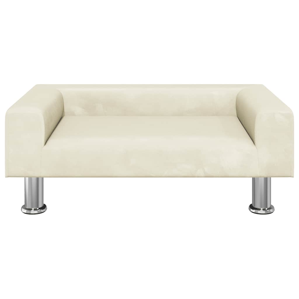 Hundebett Blau 70x45x26,5 cm Samt