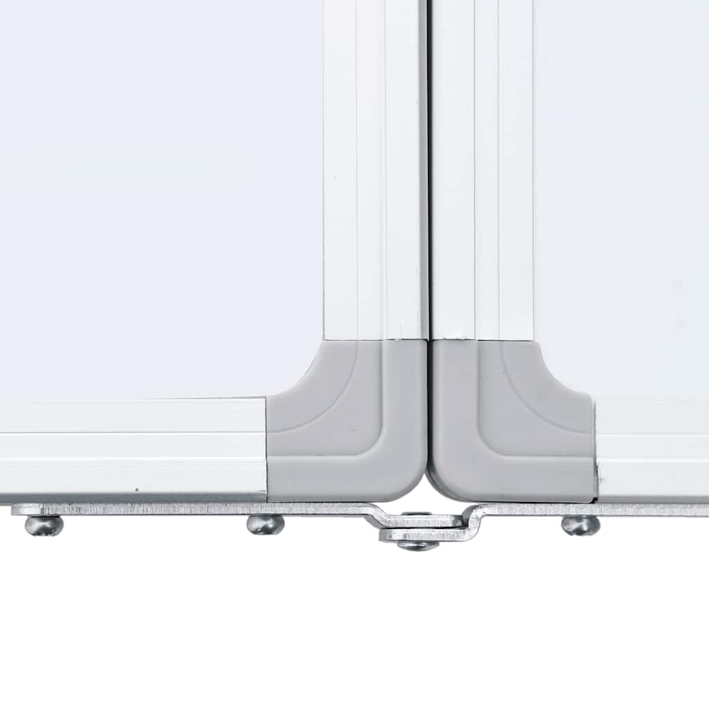 Magnetisches Whiteboard Klappbar 80x80x1,7 cm Aluminium