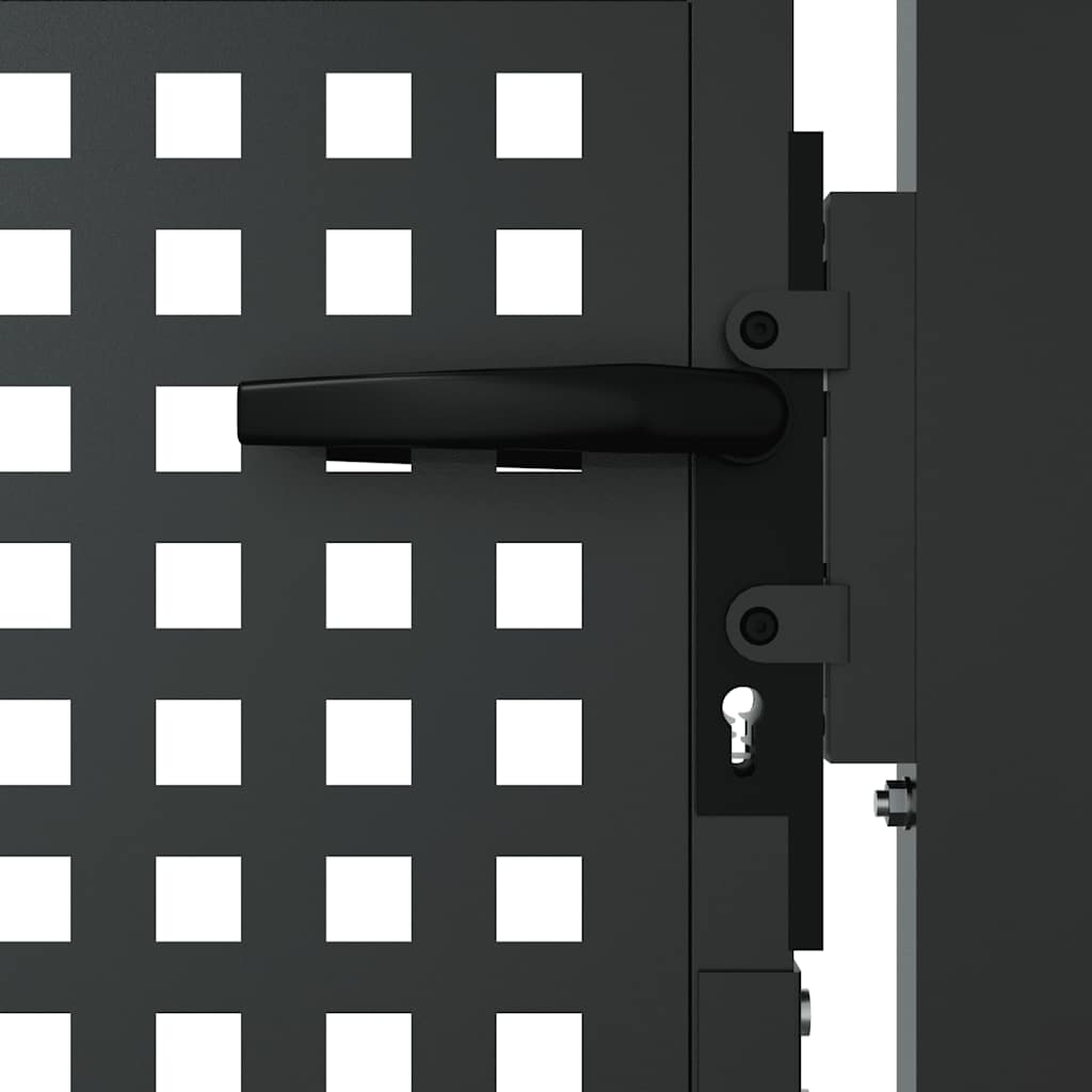 Gartentor Anthrazit 100x75 cm Stahl