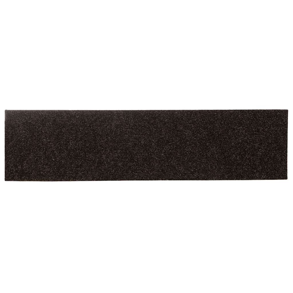 Stufenmatten Selbstklebend 15 Stk. 60x25 cm Hellbraun Rechteckig