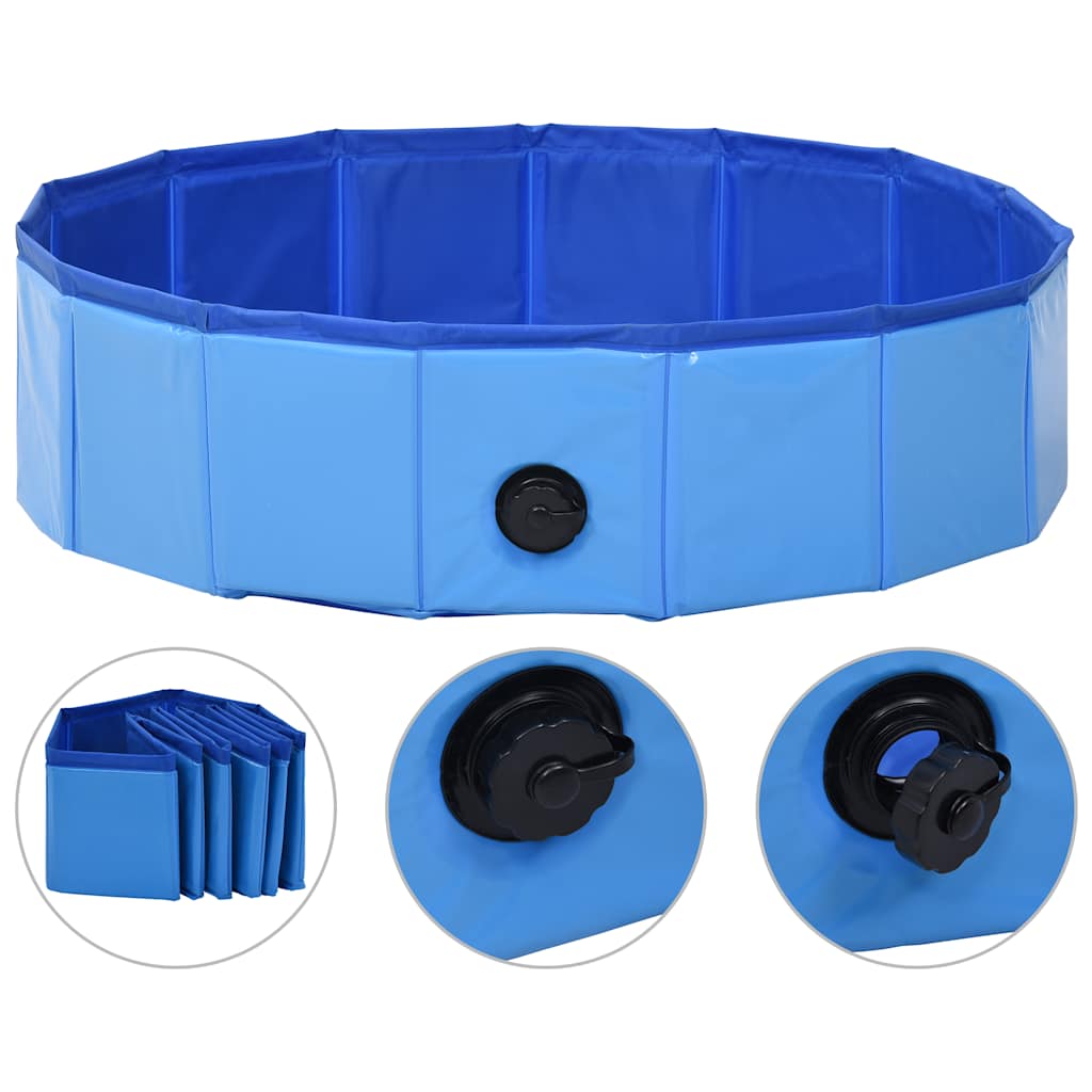 Hundepool Rot Ø200 x 30 cm Dicker PVC