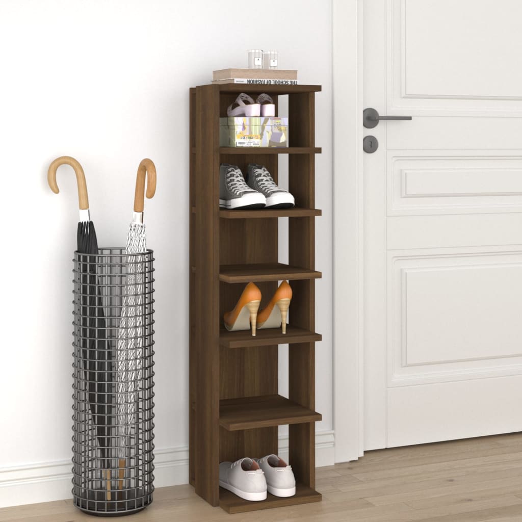 Schuhschrank Weiß 27,5x27x102 cm Holzwerkstoff