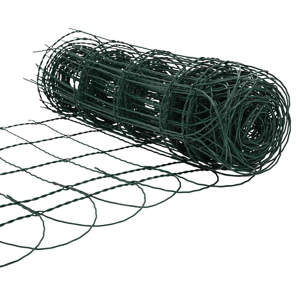 Beetzaun Pulverbeschichtetes Eisen 10x0,4 m