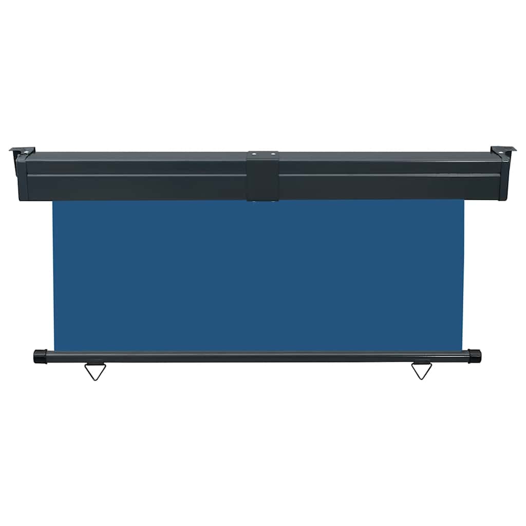 Balkon Seitenmarkise 60 x 250 cm 100% Polyester Eisen Stahl