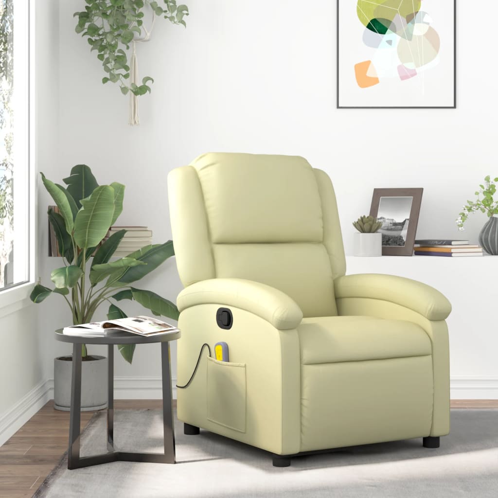 Relaxsessel Echtleder Schwarz
