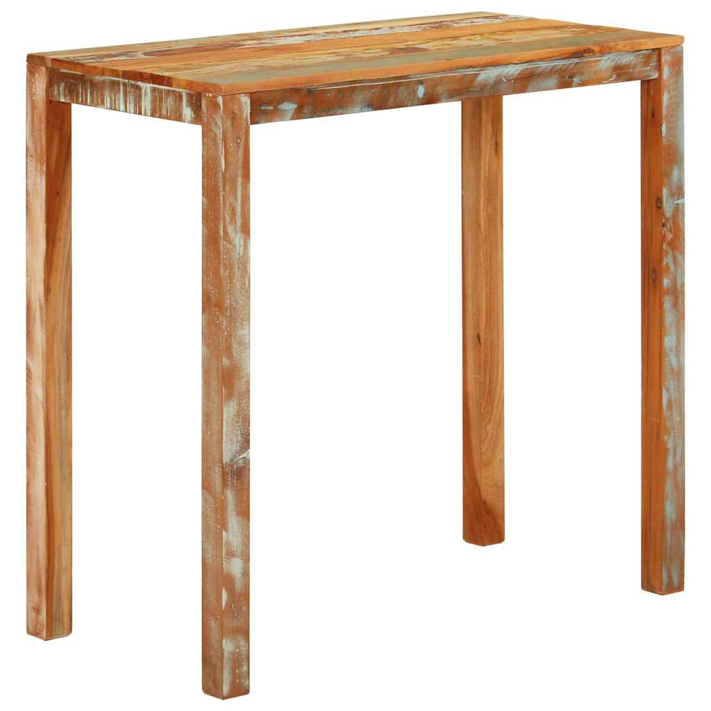 Konsolentisch 110x35x76 cm Raues Mangoholz