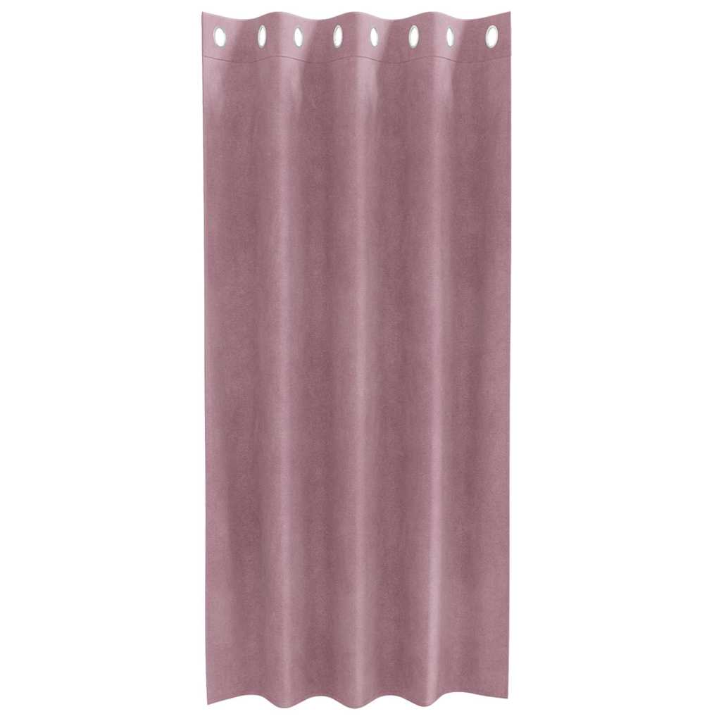 Verdunkelungsvorhänge 2 pcs Schwarz 140 x 140 cm Samt