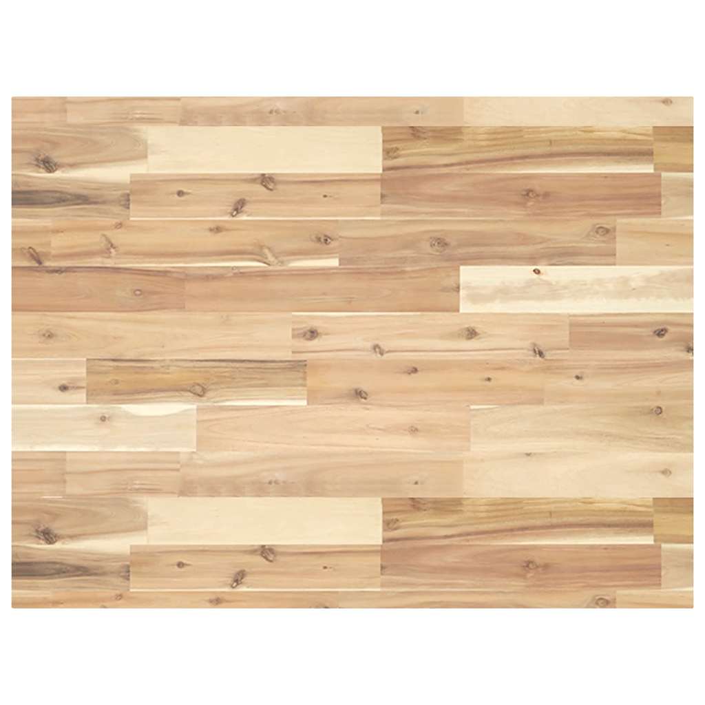 Tischplatte Rechteckig 60x50x2 cm Massivholz Akazie