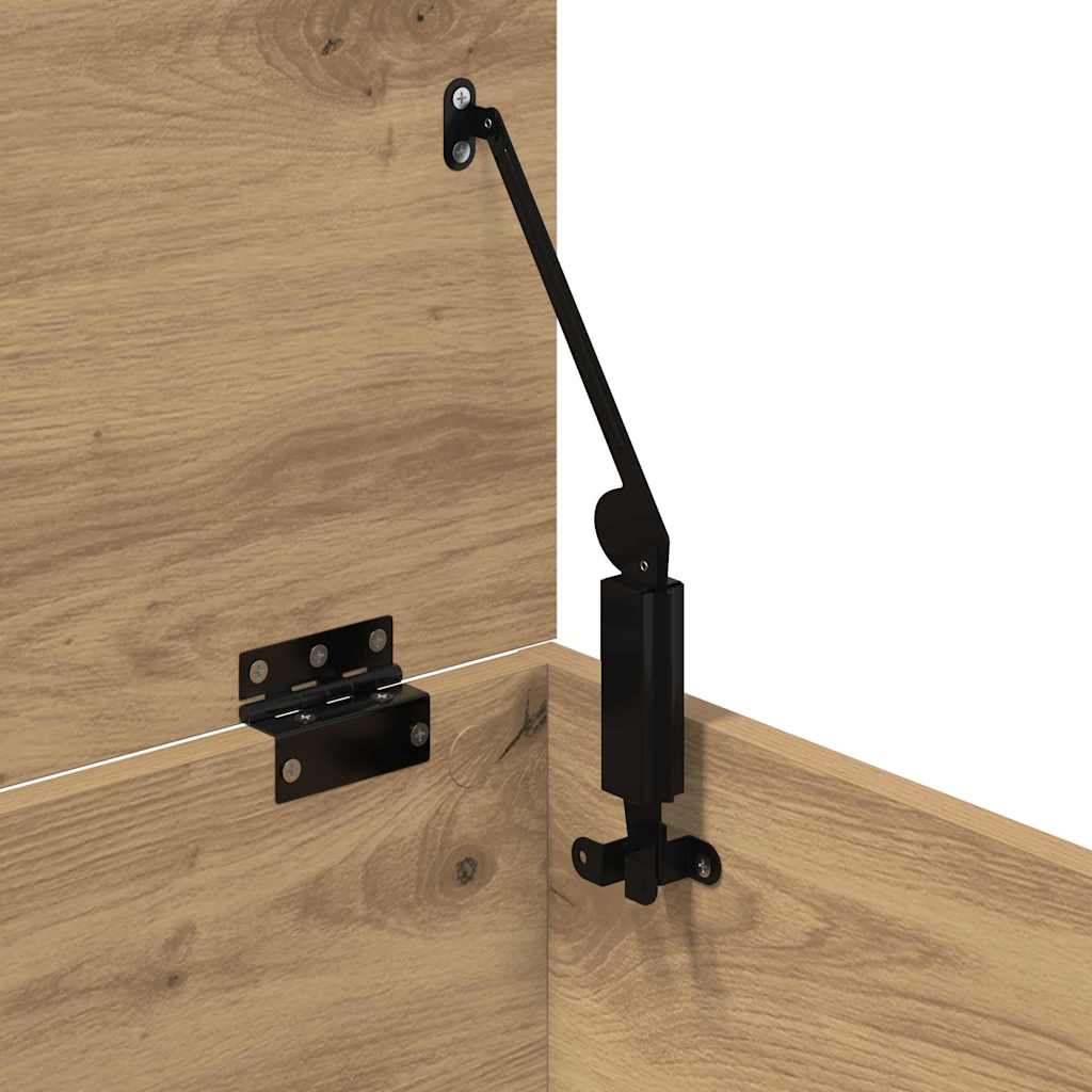 Aufbewahrungstruhe Weiß 84x42x46 cm Holzwerkstoff