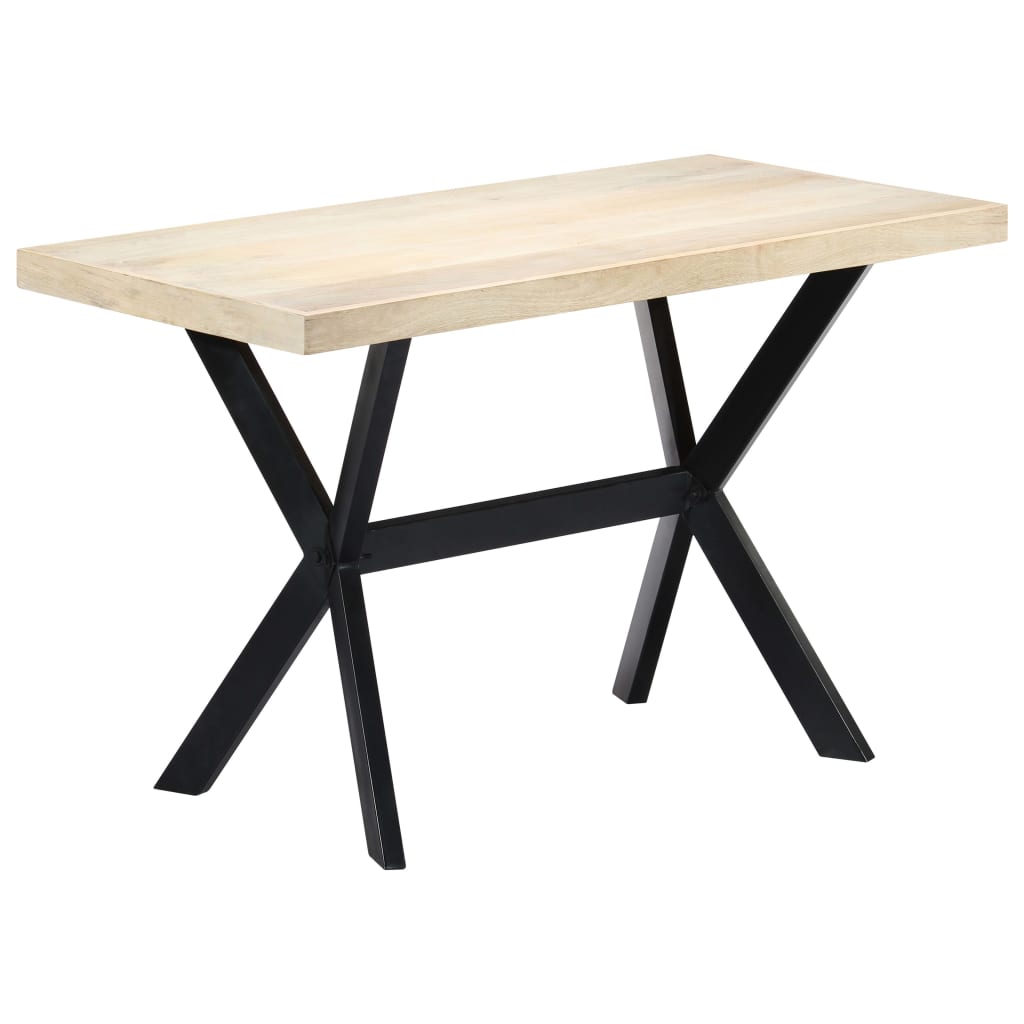 Esstisch Massivholz Mango und Stahlgestell 180 cm