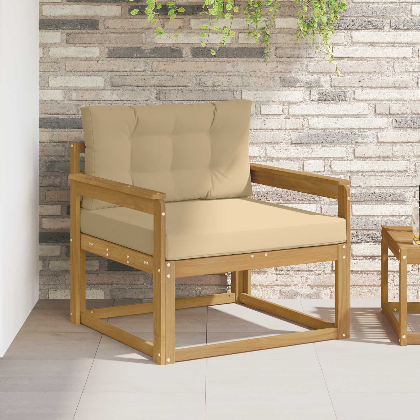 Outdoor Mittelsofa Natur