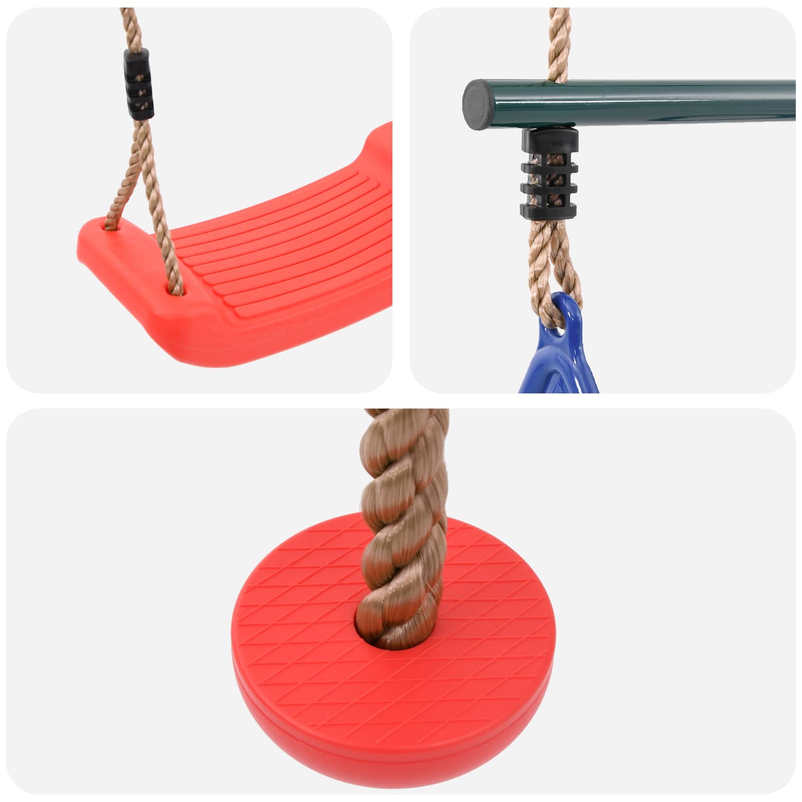 Schaukel-Set mit 2 Schaukelsitzen