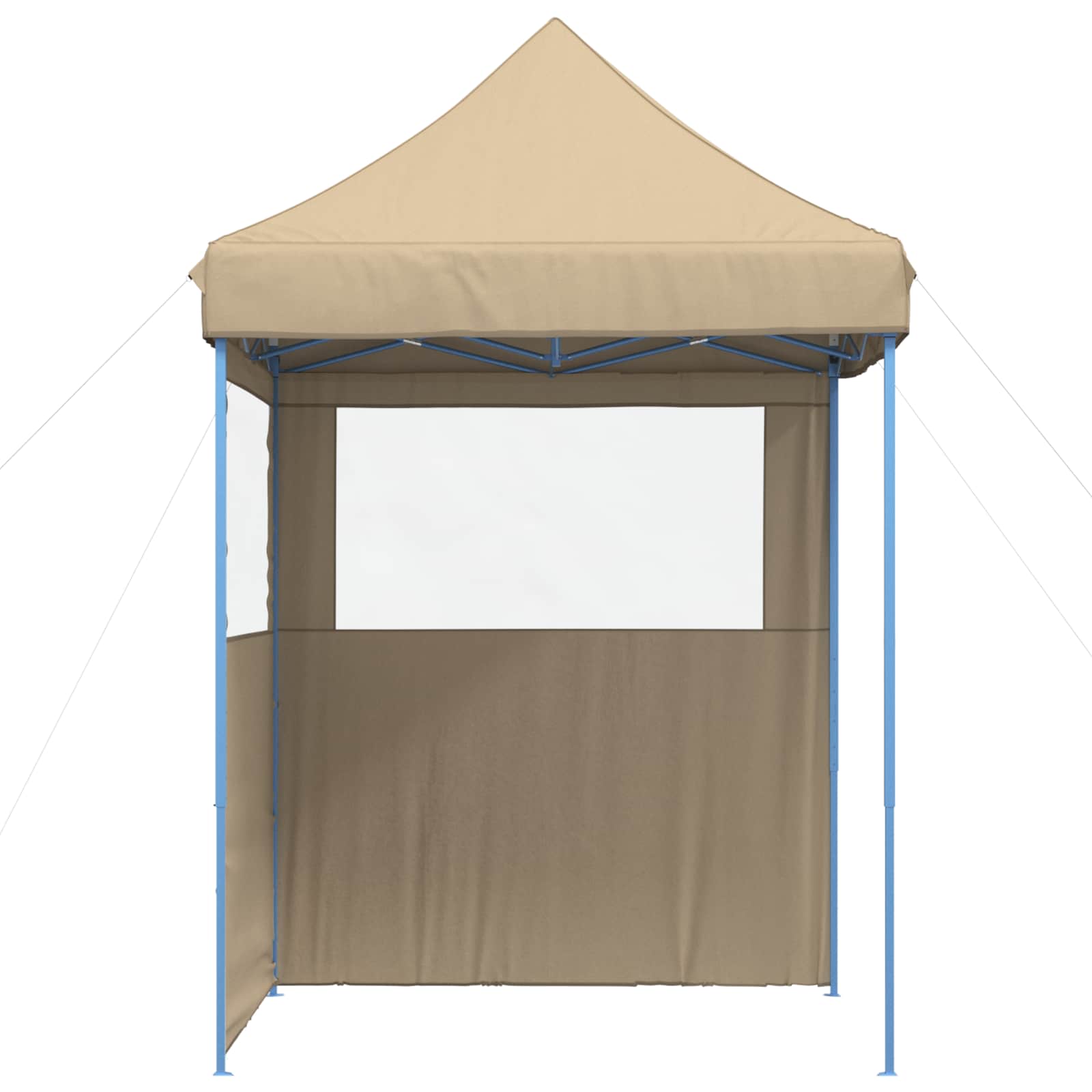 Partyzelt Faltbar Pop-Up Schwarz 200x200x306 cm