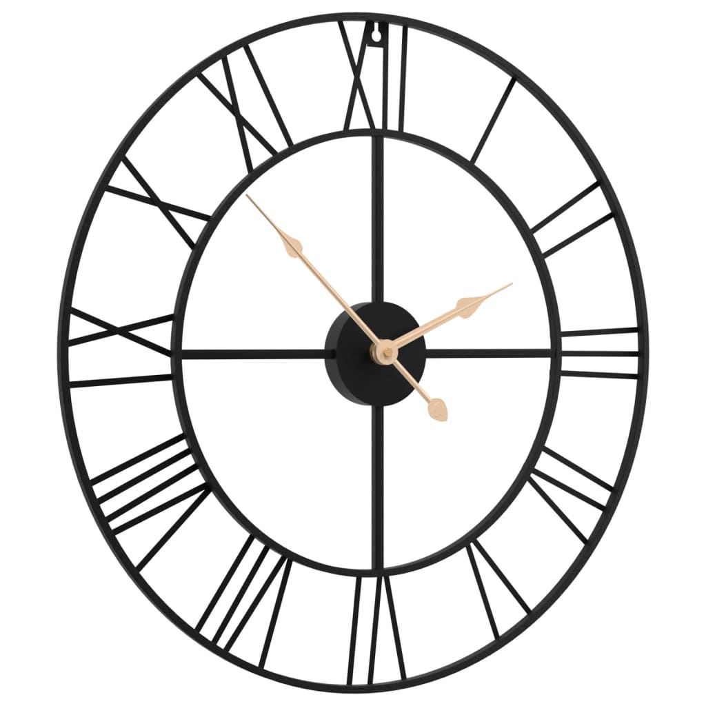 Wanduhr Metall 40 cm Golden