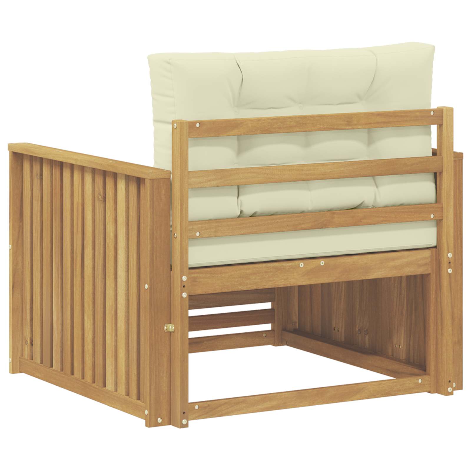 2 Stück Outdoor-Sofa Natur