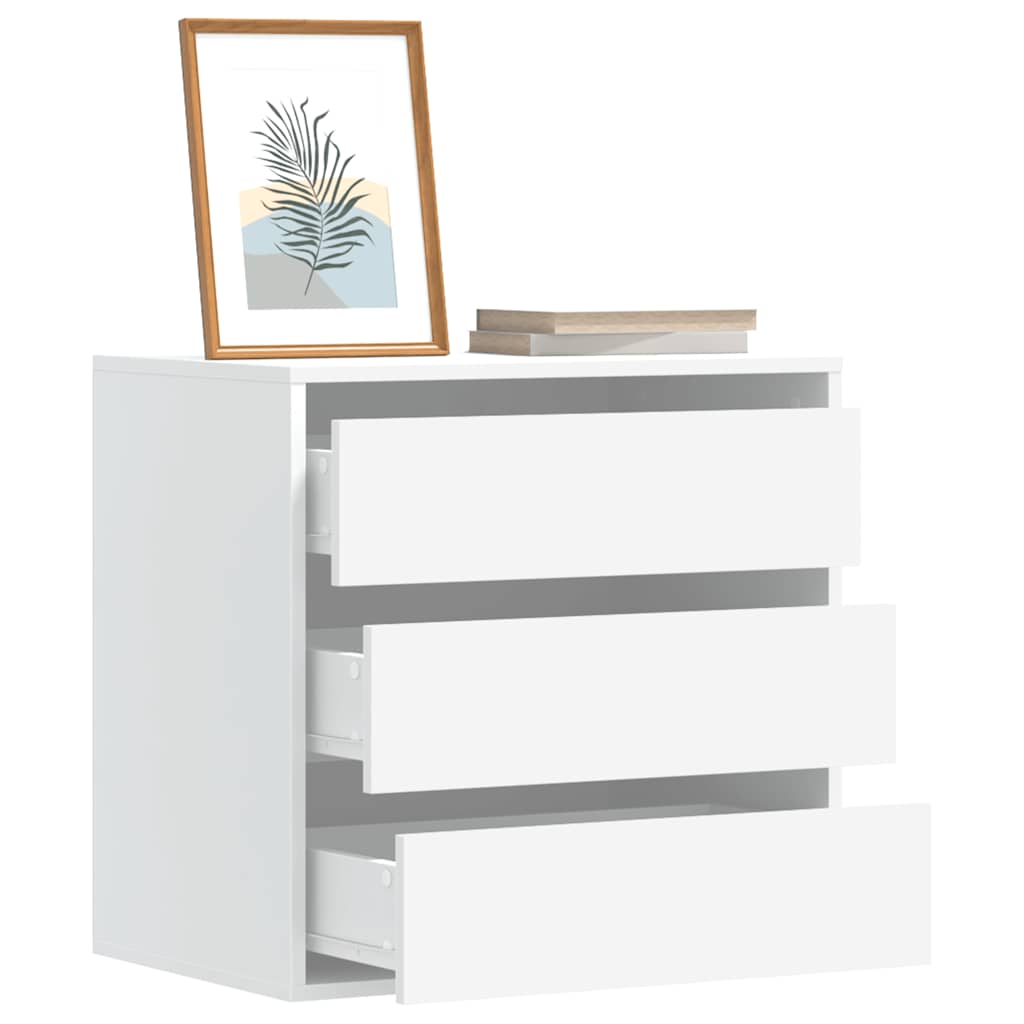 Schubladenschrank Schwarz Eichen-Optik 41 x 40 x 58 cm