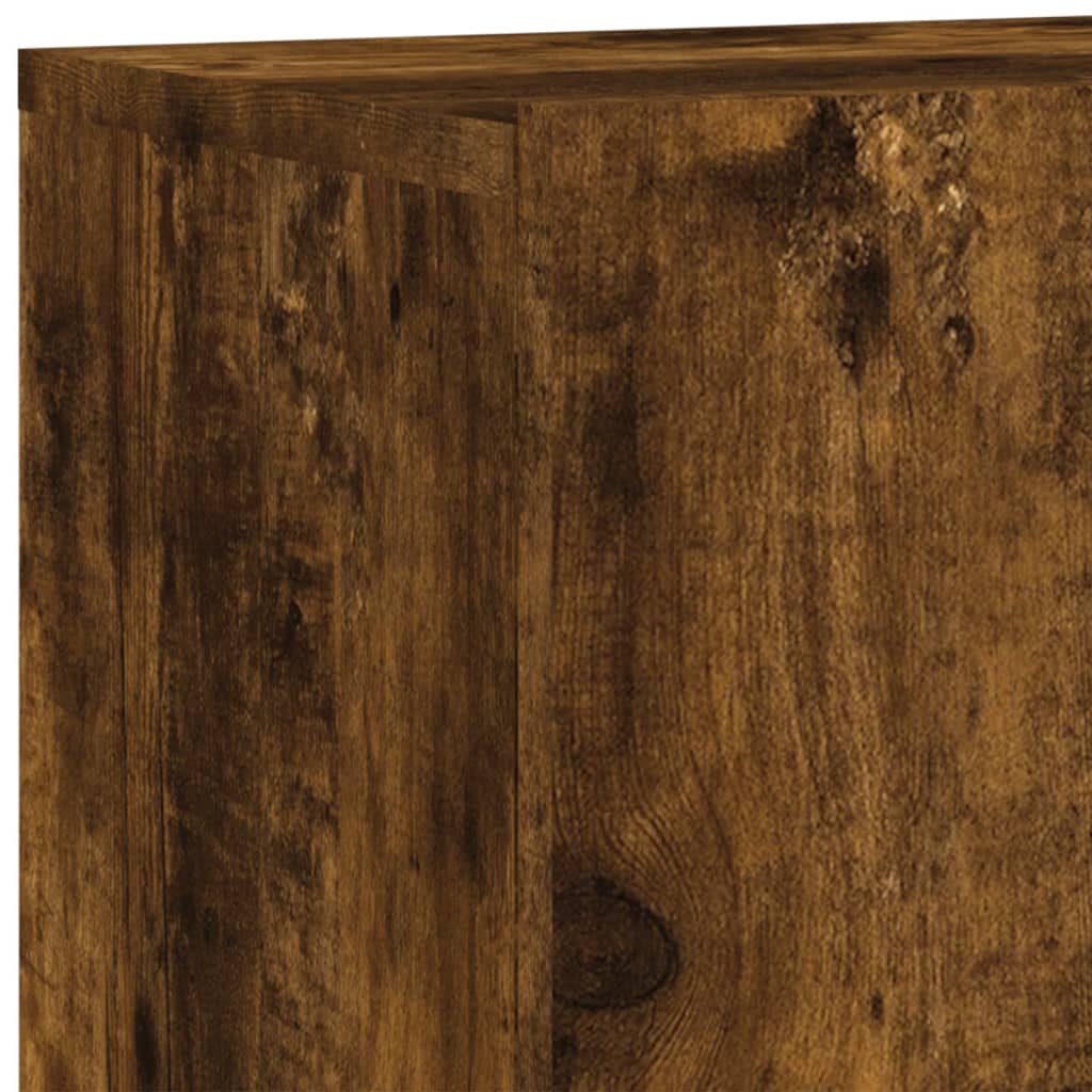 4-tlg. Wohnwand Weiß Holzwerkstoff